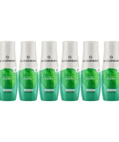 Concentrés SODASTREAM - Lot de 6 concentrés Menthe sans sucres - Jusqu'a 54L de boissons - 440 ml