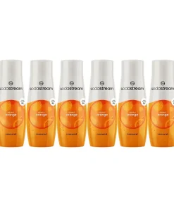 Concentrés SODASTREAM - Lot de 6 concentrés Orange - Jusqu'a 54L de boissons - 440 ml