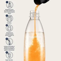 Concentrés SODASTREAM - Lot de 6 concentrés Orange - Jusqu'a 54L de boissons - 440 ml