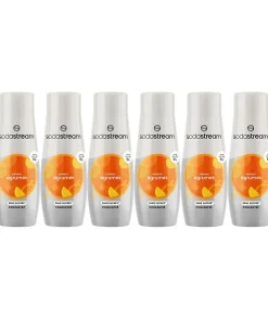Concentrés SODASTREAM - Lot de 6 concentrés Agrumes sans sucres - Jusqu'a 54L de boissons - 440 ml
