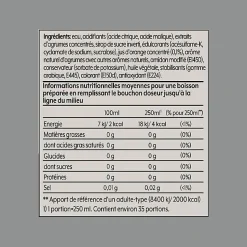 Concentrés SODASTREAM - Lot de 6 concentrés Agrumes sans sucres - Jusqu'a 54L de boissons - 440 ml