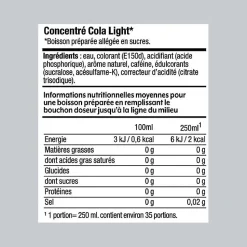 Concentrés SODASTREAM - Lot de 6 concentrés Cola Light - Jusqu'a 54L de boissons - 440 ml