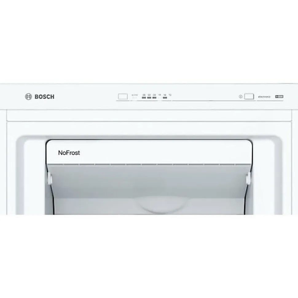 Congélateur armoire - BOSCH SER4 - GSN36CWEP - Classe E - 242 L - 186 x 60 x 65 cm - Blanc