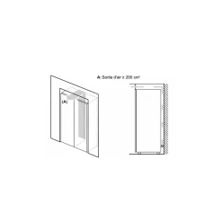 Congélateur armoire - BOSCH SER4 - GSN36CWEP - Classe E - 242 L - 186 x 60 x 65 cm - Blanc