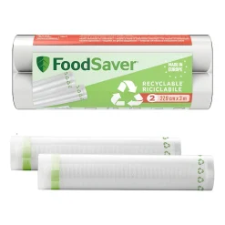 Conservation des aliments Foodsaver Pack de 2 rouleaux de mise sous vide recyclables (28cm x 3m) FSRE2802X01