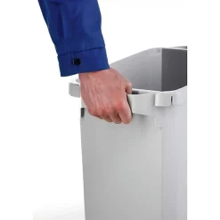 Conteneur à déchets solide rectangulaire 60 litres Durabin - Gris