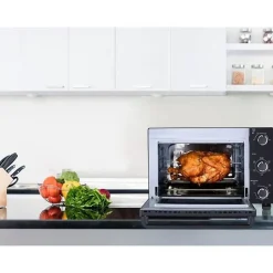 CONTINENTAL EDISON CEMF35B4 - Minifour électrique 35L noir - 1500W - Rotissoire, Convection naturelle