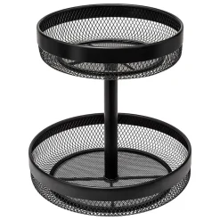 Corbeille à fruits Mayaj 2 niveaux noir - Noir- 5five