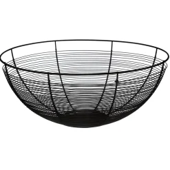 Corbeille 32cm en fer Noir - 5Five