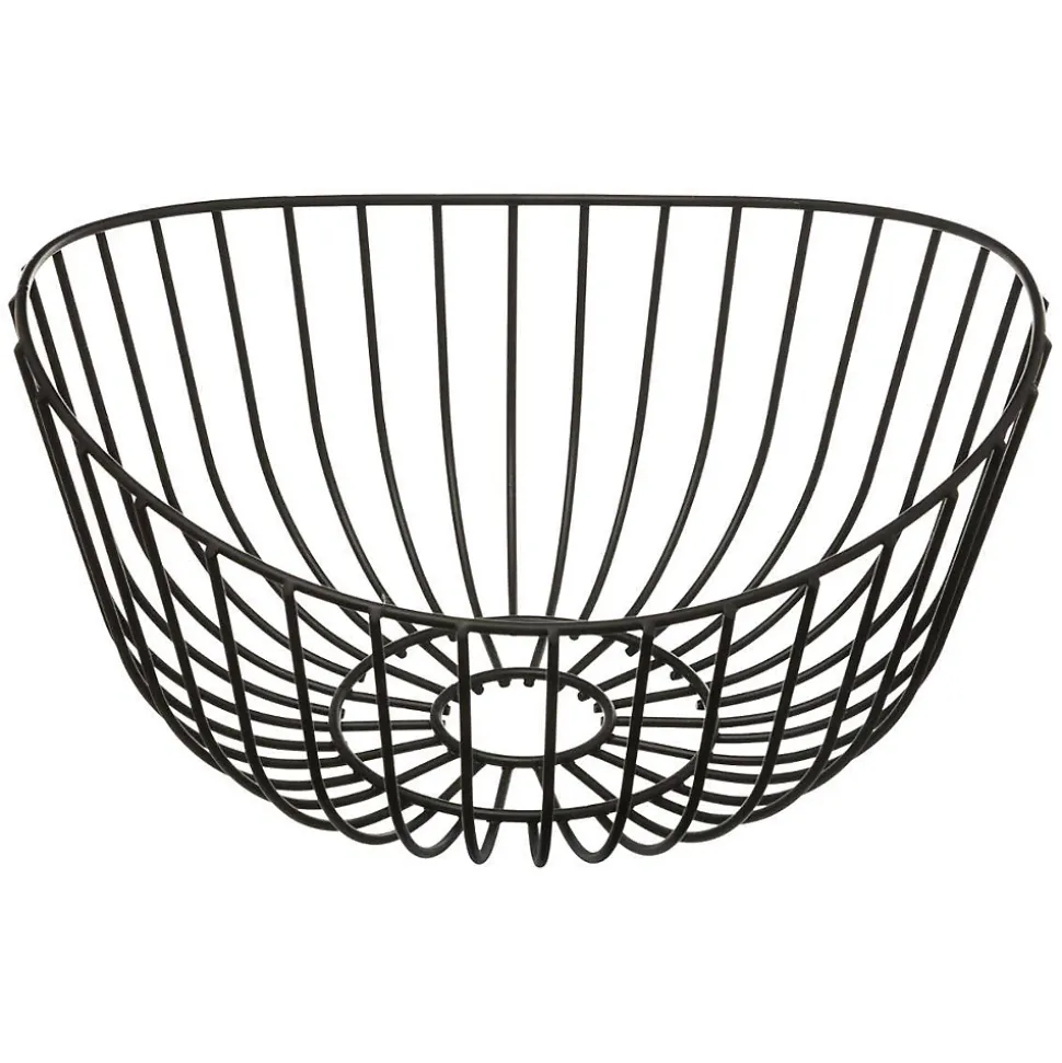 Corbeille en acier 27 cm Noir - 5Five