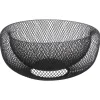 Corbeille en métal 27 cm Noir Mesh - 5Five