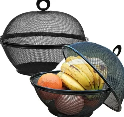 Corbeilles à Fruits et Légumes avec Couvercles 4 pcs