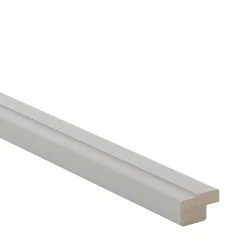 Corniche et bandeau cache-lumière GoodHome Stevia gris mat H. 35 mm x l. 240 x Ep. 5,95 cm