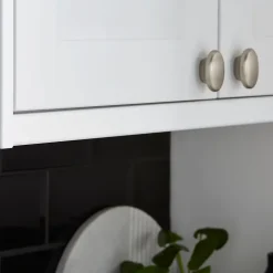 Corniche et bandeau cache-lumière GoodHome Artemisia Blanc H. 35 mm x l. 2.4 m x Ep. 59.5 mm