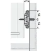 Coulisse à bille largeur de montage 12,7 mm (la paire) - Hettich - 500 mm
