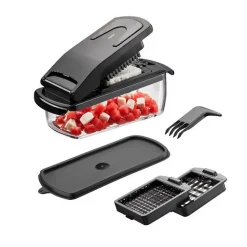 Coupe frite, légumes et fruit en dés et bâtonnets Gefu 89471 treppo