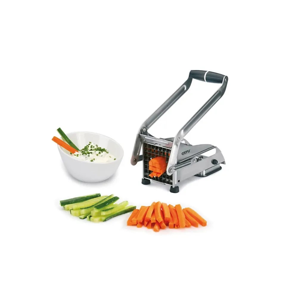 Coupe frites et légumes + grille noir Gefu 13750