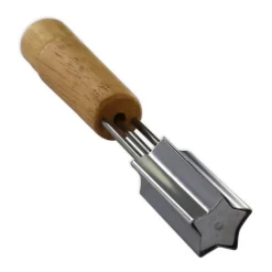 Coupe légumes coupe fromage petit cœur ou étoile 16 cm Fackelmann Nature