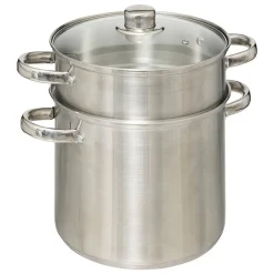 Couscoussier en inox D22cm 8L - Argent- 5five