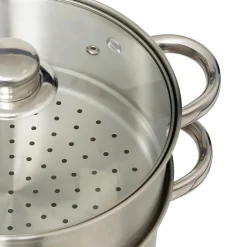 Couscoussier en inox D22cm 8L - Argent- 5five