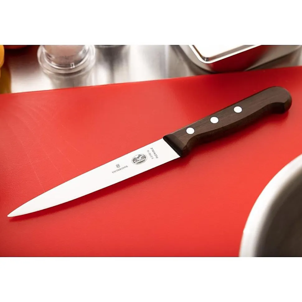 Couteau à Filet Professionnel Manche en Bois 150 mm - Victorinox