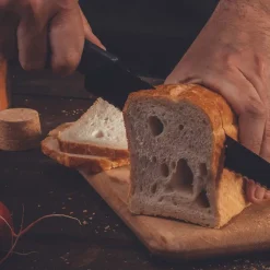 Couteau à pain dentelé Nirosta Black Edition