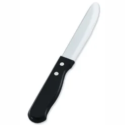 Couteau à Steak Manche Noir Plastique L 25,1 cm Lot de 12 Pujadas