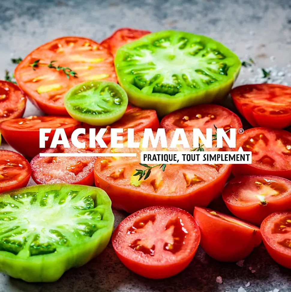 Couteau à tomates lame crantée 11 cm Fackelmann