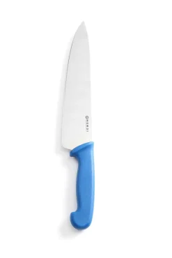 Couteau de Chef L 385 mm - Hendi - Bleu - l38.5- L0.1- P2.5- h4- Inox