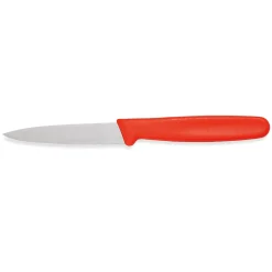 Couteau de cuisine Couteau d'office HACCP en Acier inoxydable/Plastique rouge - Was Germany
