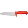Couteau de cuisine Couteau de chef HACCP en Acier inoxydable/Plastique rouge- Was Germany