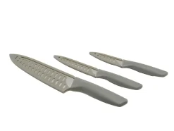 Couteau de cuisine en acier inoxydable, 3 pièces