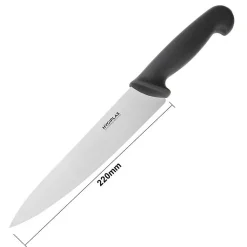 Couteau de Cuisinier Noir 215 mm - Hygiplas