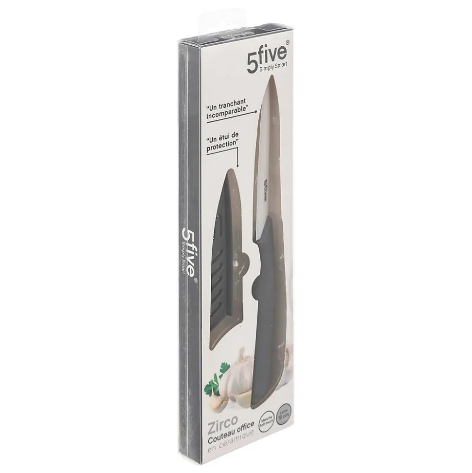 Couteau d'office céramique - lame 10cm Zirco - 5Five