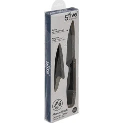 Couteau d'office céramique - lame 10cm Absolu Black - 5Five