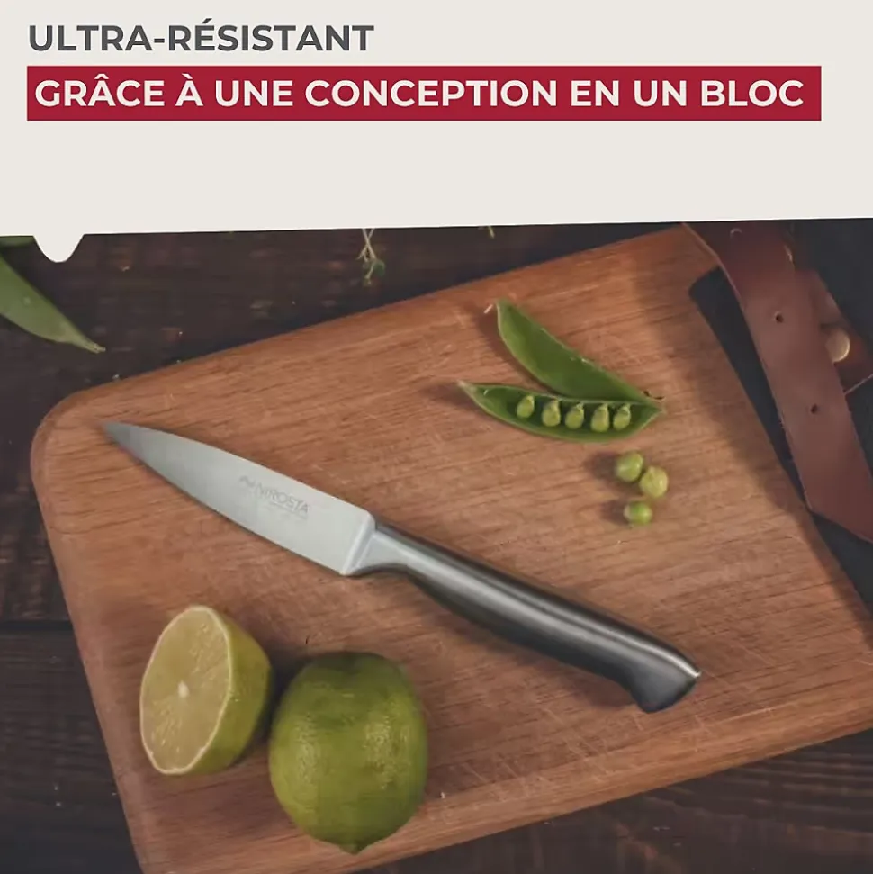 Couteau d'office en inox 20 cm en tout Nirosta Star
