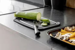 Couteau polyvalent noir en acier inoxydable petite taille