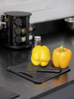 Couteau polyvalent noir en acier inoxydable petite taille