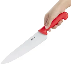 Couteau Professionnel de Cuisinier Rouge 255 mm - Hygiplas