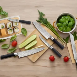 Couteau santoku 17.5 cm sur carte Inox - Katana par Richardson Sheffield