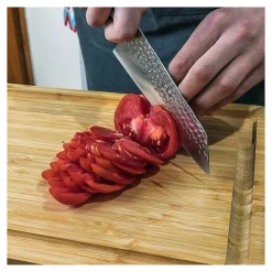 Couteau Santoku Bunka Lame 17 cm - KOTAI - Couteau japonais Gris 17cm / 30cm