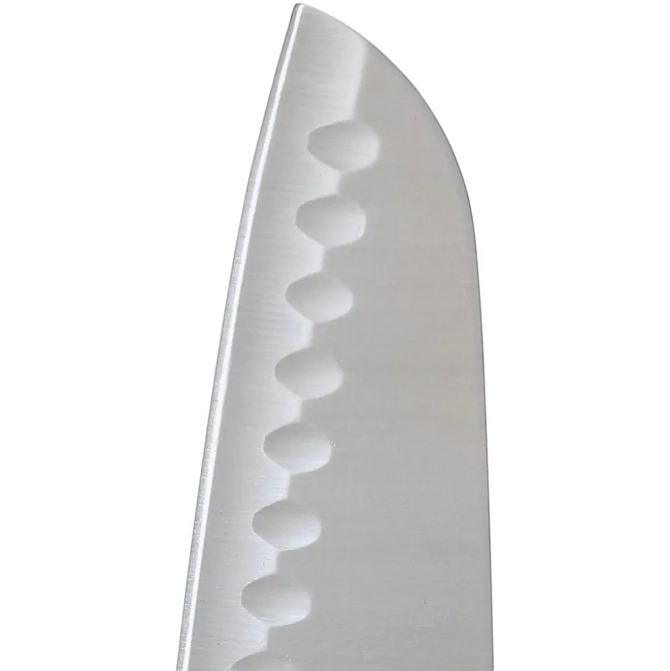 Couteau Santoku inox - lame 17cm Essentiel Black - 5Five