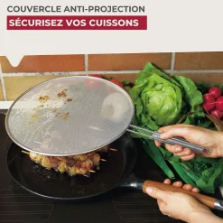 Couvercle anti projection 29 cm Fackelmann Basic