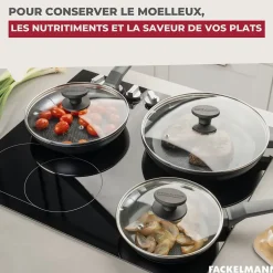 Couvercle de cuisson en verre 28 cm Fackelmann