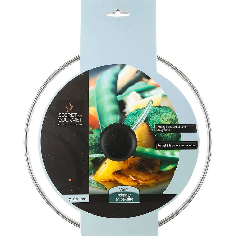 Couvercle en verre 24 cm - 5Five