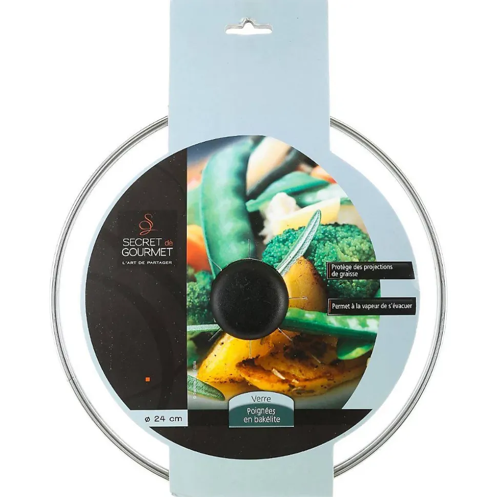 Couvercle en verre 24 cm - 5Five
