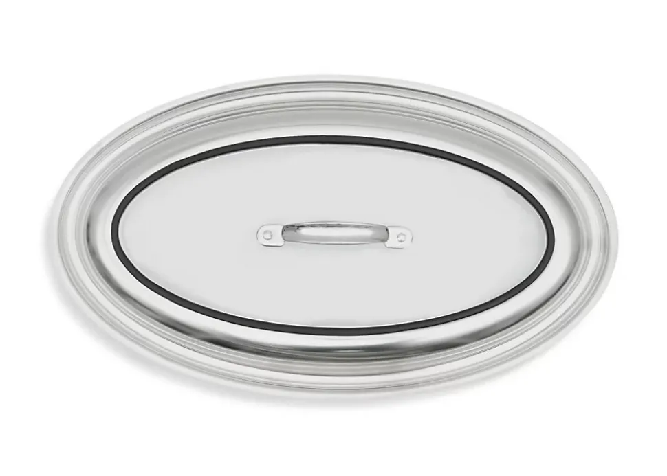 Couvercle en verre Miramar pour poêle à gratin ovale 49442 - Pujadas