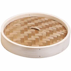 Couvercle pour Cuit Vapeur Rond en Bambou 10 à 27 cm - Pujadas - Bois - l0.1- L0.1- P0.1- h3- Bambou