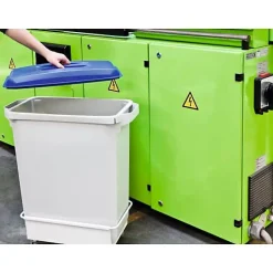 Couvercle pour poubelle rectangulaire Durabin 60 litres - Blanc