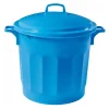 Couvercle pour poubelle ronde tri sélectif 75 L - bleu